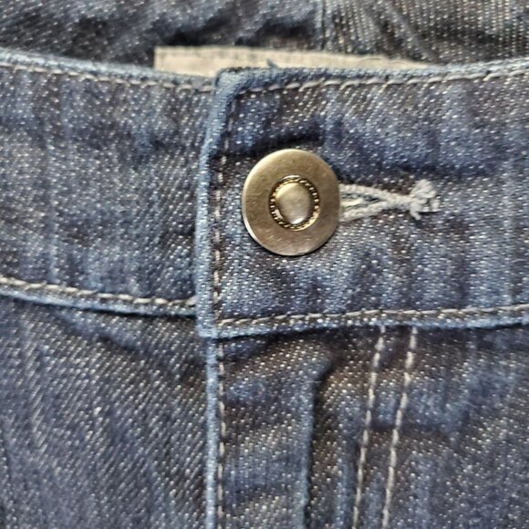 Chicos Jeans Womens .5 US 6 Blue Sandra Crop Denim Slim Fit Stretch - Picture 9 of 13